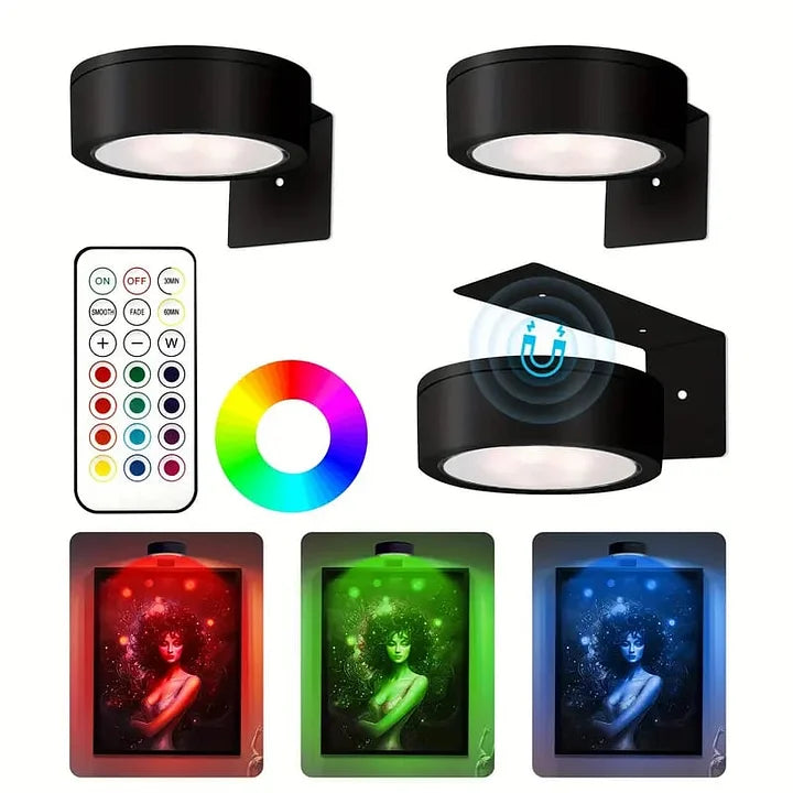 ArtGlow™ Magnetic Rechargeable Art Light — Showcase Your Art Like a Gallery, Anytime, Anywhere 🖼️