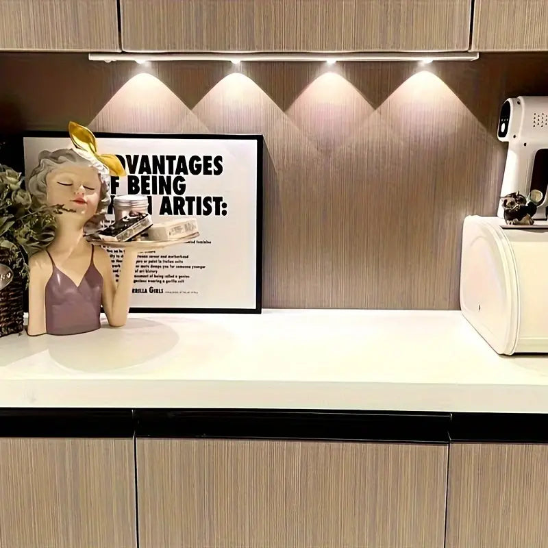 LED adhesive lamp with smart motion detector